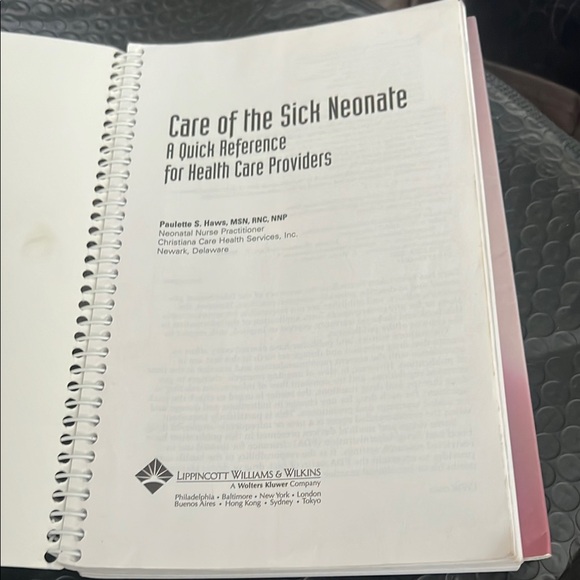 Lippincott Care of the Sick Neonate Book - Picture 6 of 17